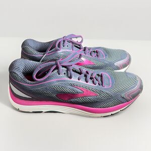 Brooks Dyad 9 Womens 10 Running Shoe‎ Athletic Training Blue Pink White